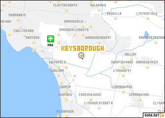map of Keysborough