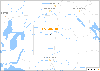 Keysbrook (Australia) map - nona.net