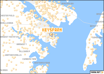 map of Keys Farm