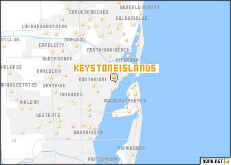 map of Keystone Islands