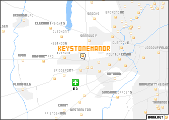 map of Keystone Manor