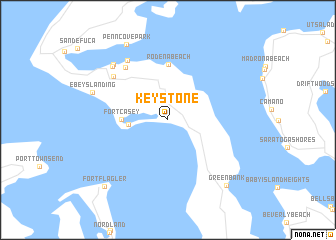 map of Keystone