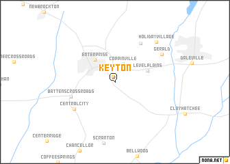 map of Keyton