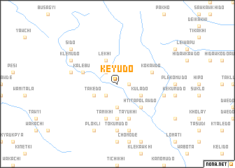 map of Keyudo