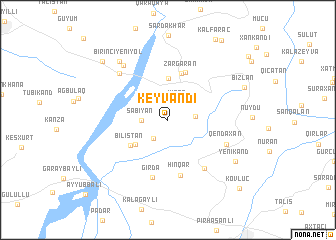 map of Keyvǝndi