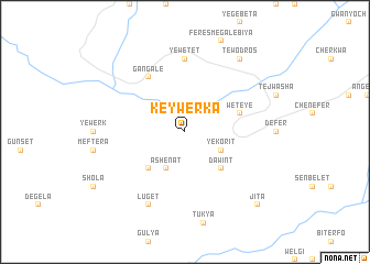 map of Kʼey Werka