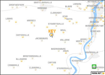 map of Key