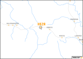 map of Keza