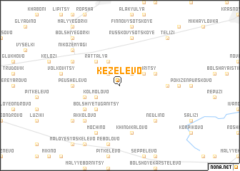 map of Kezelëvo