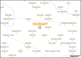 map of Kezhduny