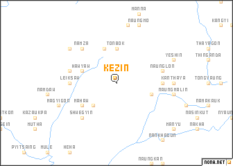 map of Kezin