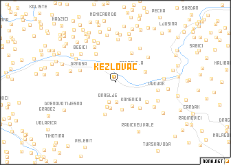 map of Kežlovac