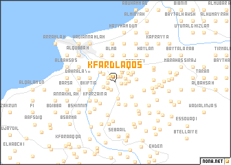 map of Kfar Dlâqos