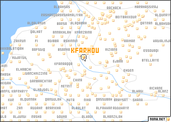 map of Kfarhou