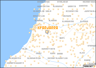 map of Kfar Jarra