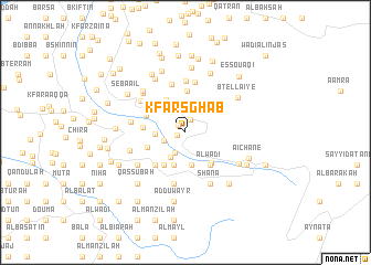 map of Kfar Sghâb