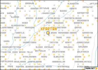 map of Kfartah