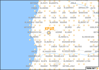 map of Kfūn