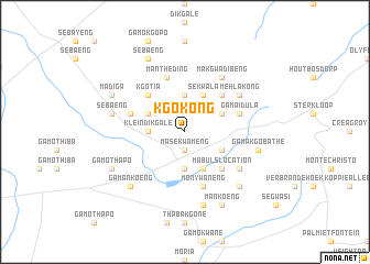 map of Kgokong