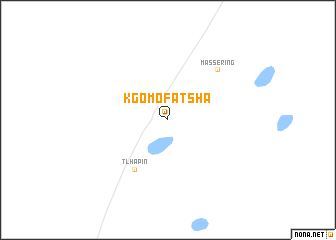 map of Kgomofatsha