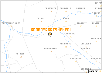 map of Kgoroya Ga-Tshekedi
