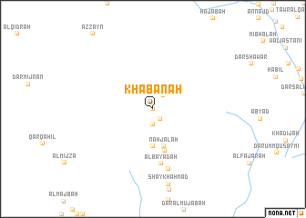 map of Khābanah