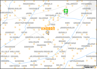 map of Khāban