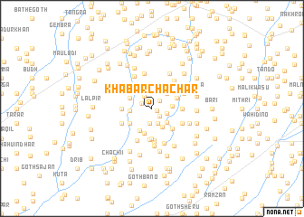 map of Khabar Chāchar