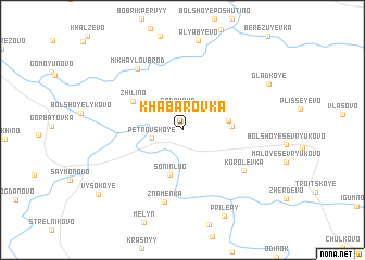 map of Khabarovka