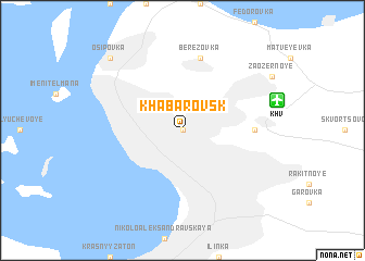 map of Khabarovsk