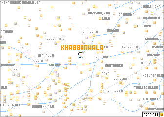 map of Khabbānwāla