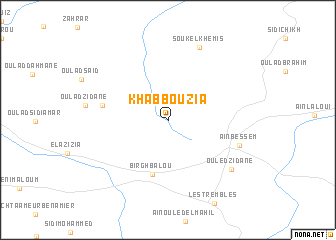 map of Khabbouzia