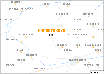 map of Khabotskoye