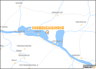 map of Khabou Guidimaka