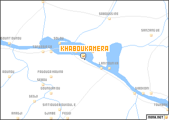 map of Khabou Kaméra
