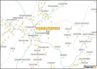 map of Khābūnamakī