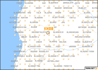 map of Kha‘b