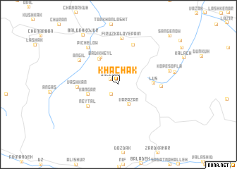 map of Khāchak