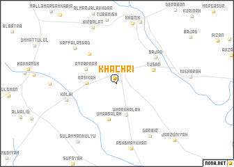map of Khachrī