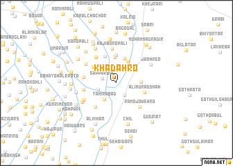 map of Khadāhro