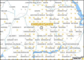 map of Khādaikshira