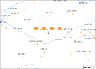 map of Khādar Chīna Kili