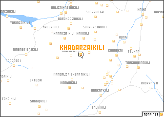 map of Khadarzai Kili
