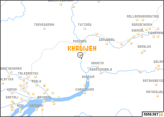 map of Khadījeh