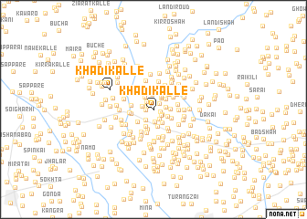 map of Khādi Kalle