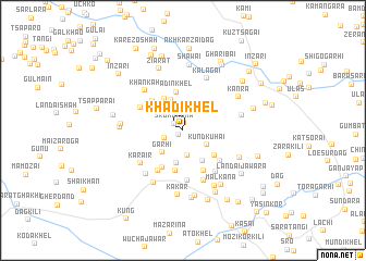 map of Khādi Khel