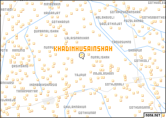 map of Khādim Husain Shāh