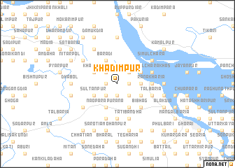 map of Khādimpur