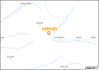 map of Khadīon