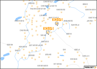 map of Khadi